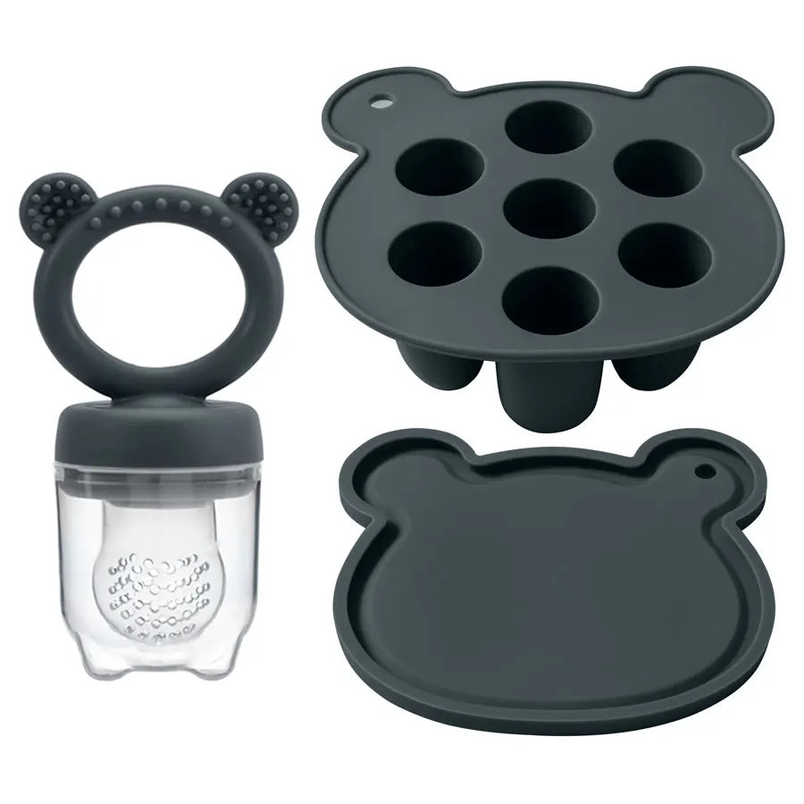 Baby Ice Cream Pops Silicone Mold - Fun & Safe Popsicle Maker for Baby's Fruit Treats and Teething Relief